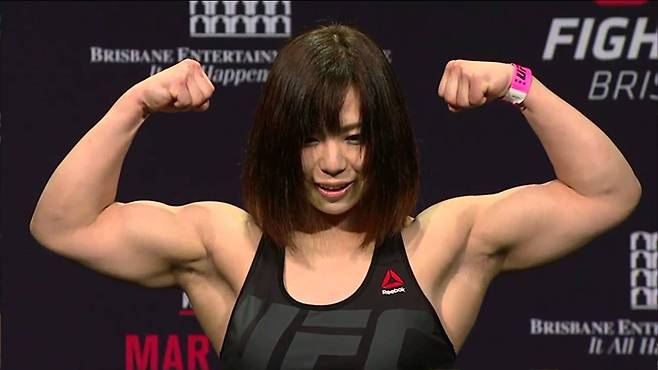 ▲ 마동석도 울고 갈 팔 근육을 자랑하는 나카이 린 ⓒUFC.com