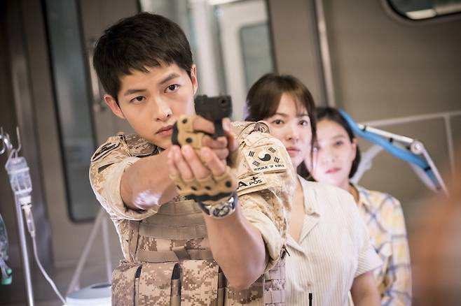 2016년 봄, KBS에서 방영된 드라마 '태양의 후예'. 마지막회까지 38.2%의 시청률을 기록하며 인기리에 종영했다. [사진=NEW]