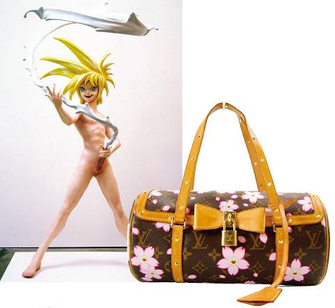 ‘나의 외로운 카우보이(My Lonesome Cowboy)’, 1998년. 254×116×91cm. 루이비통 컬래버레이션 가방, 2003년. [사진 제공 · 황규성]