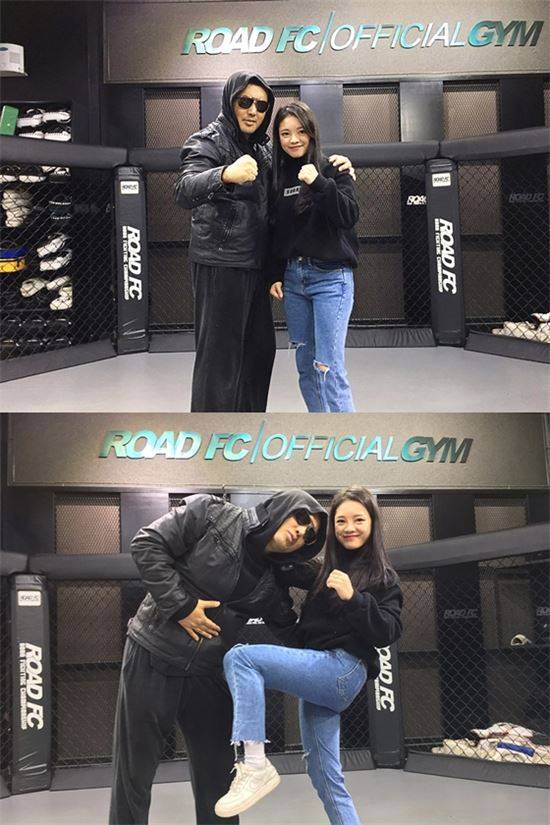 김보성 이예지 / 사진=ROAD FC 제공