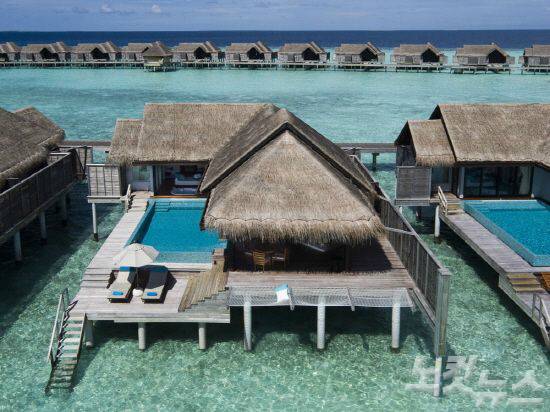 아난타라키하바 리조트 도버워터 풀빌라 전경(사진=아난타라키하바 리조트 제공)