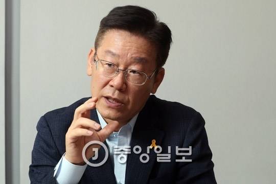 이재명 성남시장. 강정현 기자