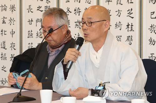 봉은사 전 주지 명진 스님.  [연합뉴스 자료사진]