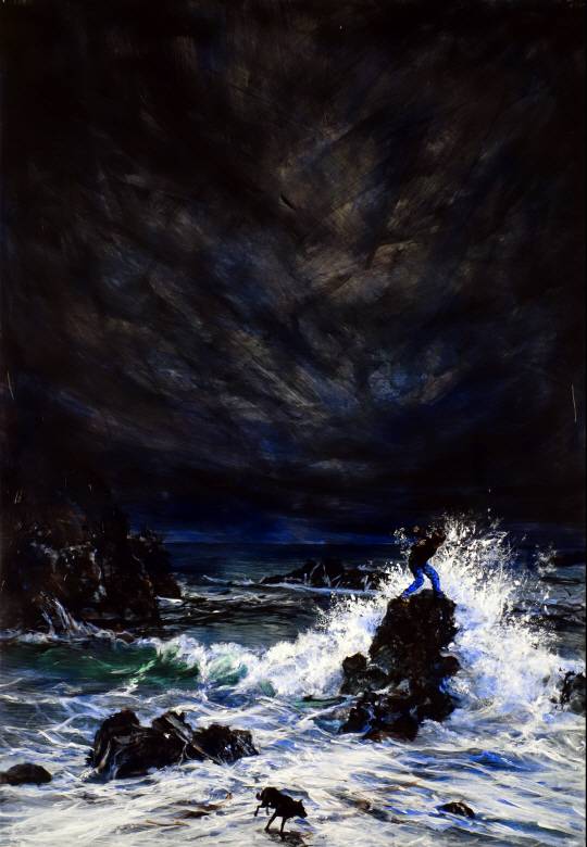 공성훈 ‘돌던지기’ /사진제공=학고재갤러리