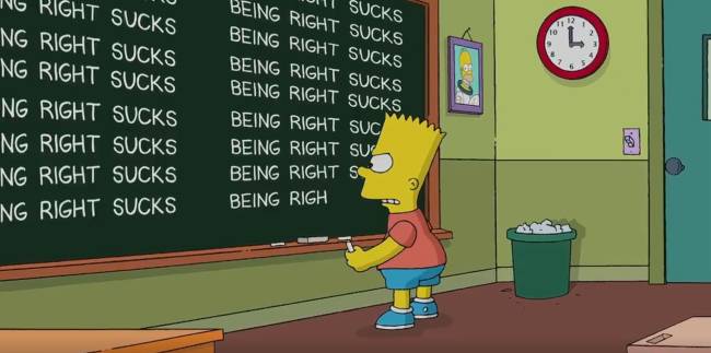 지난 13일 방영된 심슨가족 오프닝 장면[유튜브 영상 캡처]