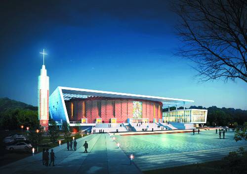 새 예배당 조감도.