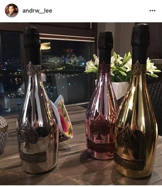 (왼쪽부터) 아르망디 실버, 핑크, 골드 [출처=andrw_lee 인스타그램]