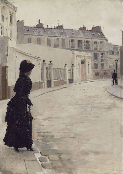 장 베로, 기다림. 파리 샤토브리앙 거리, 19세기경