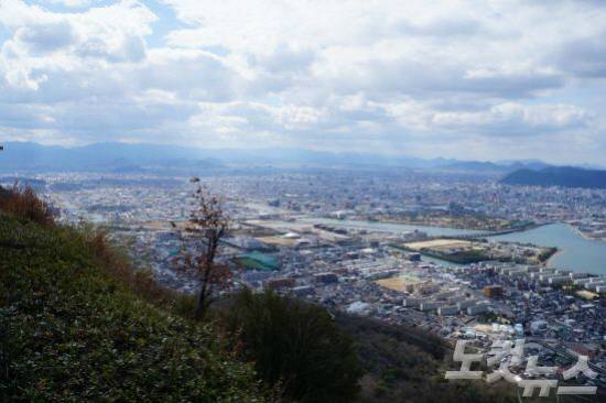 야시마 전망대에서 바라본 다카마츠 전경(사진=참좋은여행 제공)