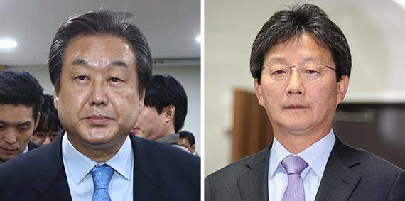 김무성(左), 유승민(右)