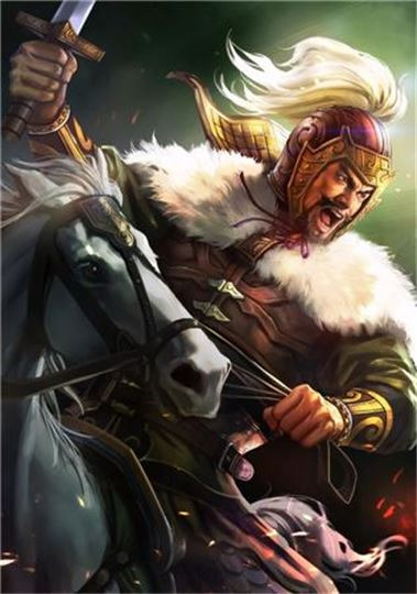 백마장군이라 불렸던 공손찬(사진=KOEI 삼국지13 일러스트)