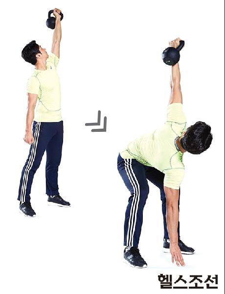 [헬스조선]케틀벨 윈드밀