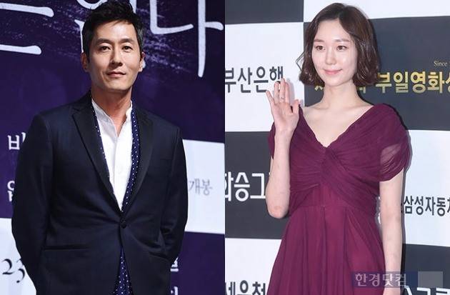 김주혁과 이유영. 한경DB