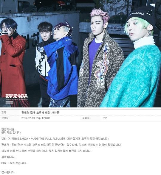 한터차트 빅뱅