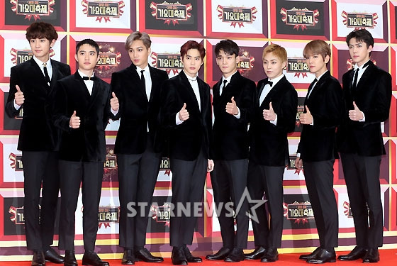 [★포토]엑소, '가요대축제 왔어요'