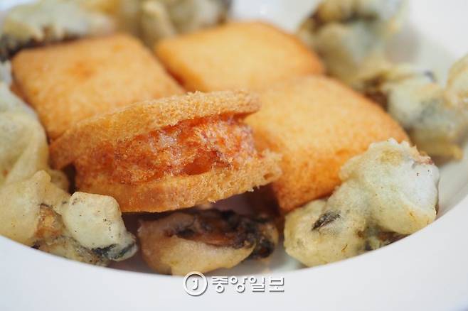 멘보샤와 굴튀김