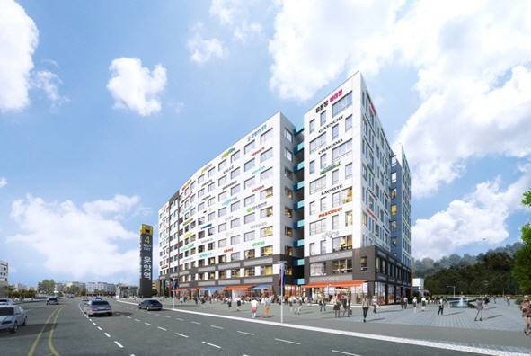 김포 운양역 현대센트럴스퀘어 투시도