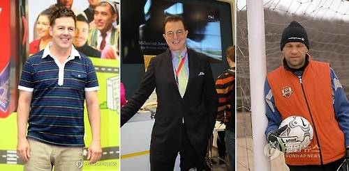 귀화 외국인들이 새로 성과 본을 지어 신고하는 사례가 늘고 있다. 왼쪽부터 영도 하씨의 시조인 방송인 하일(로버트 할리) 씨, 독일 이씨 시조인 이참(베른하르트 크반트) 전 한국관광공사 사장, 구리 신씨의 시조 신의손(발레리 사리체프) 선수. [연합뉴스 자료 사진]