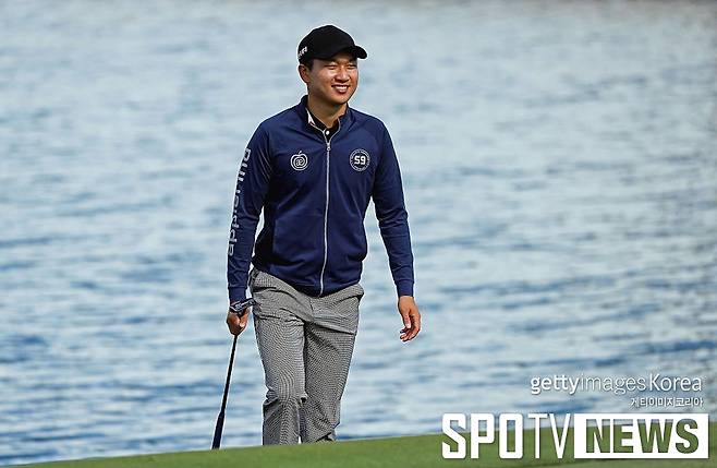 ▲ 2017년 EPGA 투어 아부다비HSBC 챔피언십에 출전한 왕정훈 ⓒ GettyImages