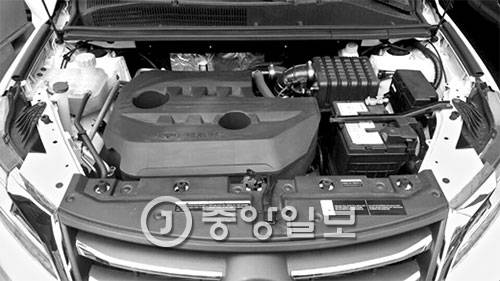 켄보600은 1500㏄ 터보 가솔린엔진을 쓴다. 변속기는 무단변속기(CVT)를 달았다. 최고출력은 147마력, 연비는 L당 9.7㎞ 수준이다. [사진 전민규 기자]