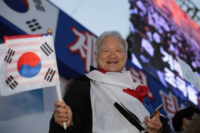 ▲ 박근혜 대통령 변호인인 서석구 변호사. ⓒ프레시안(최형락)