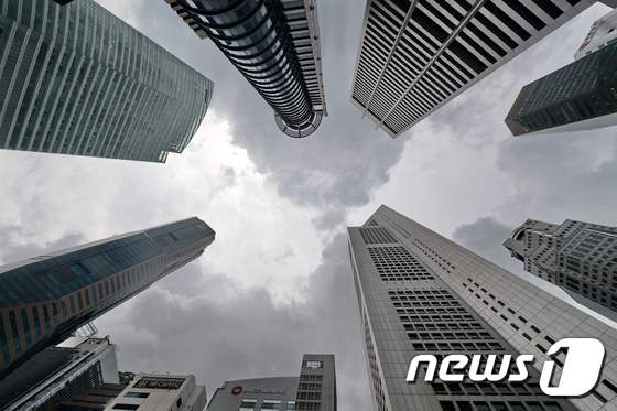 싱가포르의 금융지구. © AFP=뉴스1
