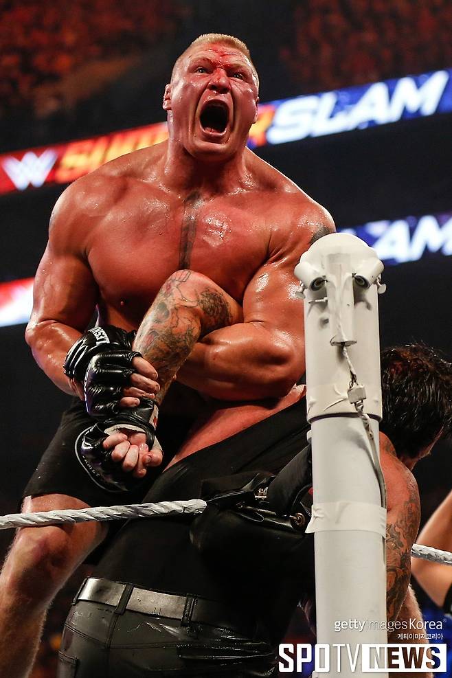 ▲ 브록 레스너는 WWE에서 여전히 전성기다.