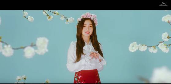 레드벨벳 아이린. [사진 SM 유튜브 영상 캡처]
