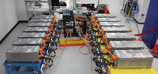 코캄이 국내 업계 최초로 출시한 전기차 전용 배터리팩 'XPAND'.