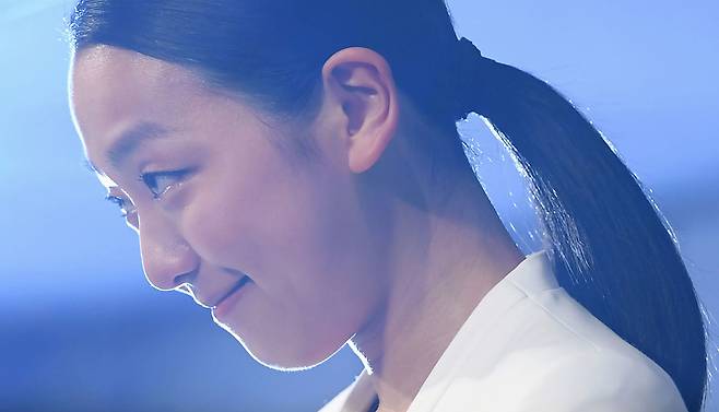 ▲ 2017년 4월 12일 일본 도쿄에서 열린 기자회견에서 공식 은퇴를 선언한 아사다 마오 ⓒ 연합뉴스 제공