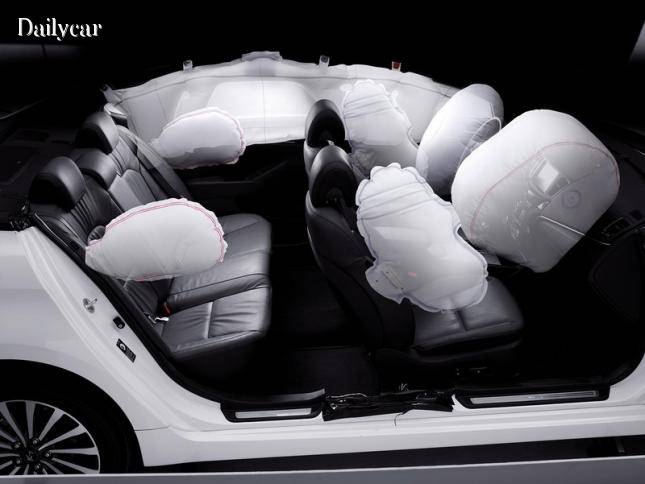 K7 에어백 전개사진