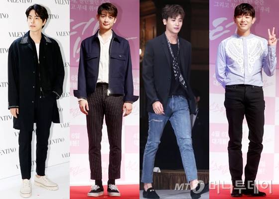 배우 홍종현, 샤이니 민호, 배우 박형식, 가수 에릭남. /사진=머니투데이DB