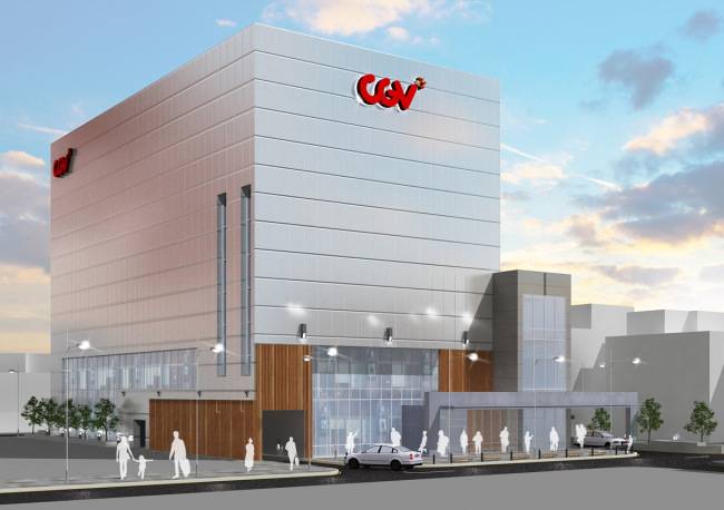 [사진=CJ CGV가 건대 로데오거리에 짓는 신규 점포 투시도]
