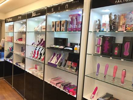 26일 서울 용산구 이태원에 자리한 성인용품 전문점에 다양한 제품이 진열돼 있다. /이두형기자