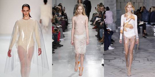 왼쪽부터 Leandro Cano 2014 Autumn/Winter, Calvin Klein Fall 2017, Loewe Spring 2016