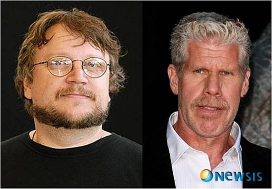 길예르모 델 토로(왼쪽) 론 펄먼(오른쪽)