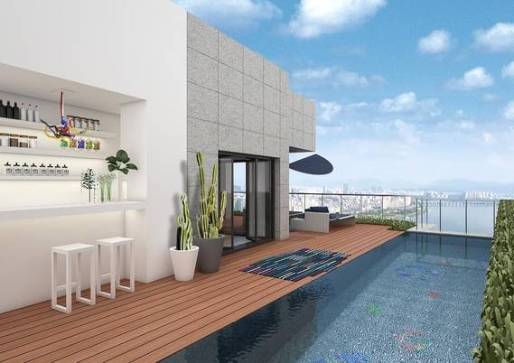 ’더 펜트하우스 청담’ 최상층에 들어서는 펜트하우스 전용 옥상 수영장 이미지. /빌폴라리스 제공