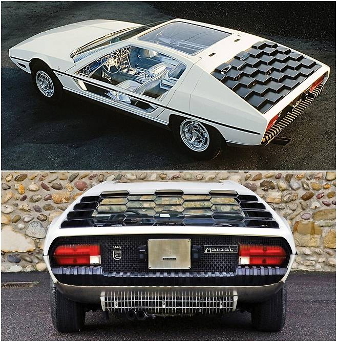 육각형 엔진덮개. 주상절리가 떠오른다