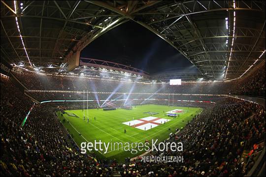 챔피언스리그 결승이 열릴 밀레니엄 스타디움은 웨일스 축구 및 럭비 대표팀의 홈구장이다. ⓒ 게티이미지