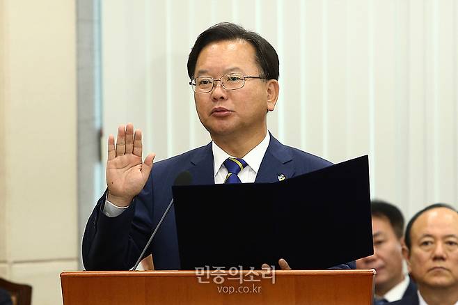 ▲ 김부겸 행정자치부 장관 후보자. 사진=민중의 소리.