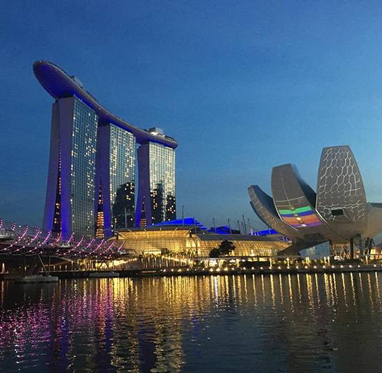 싱가포르  마리나베이샌즈 호텔 /사진=마리나베이샌즈 인스타그램