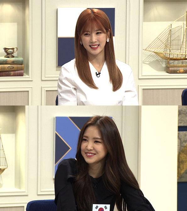 박초롱, 손나은(아래)이 팬덤문화에 대해 토론을 벌인다. JTBC