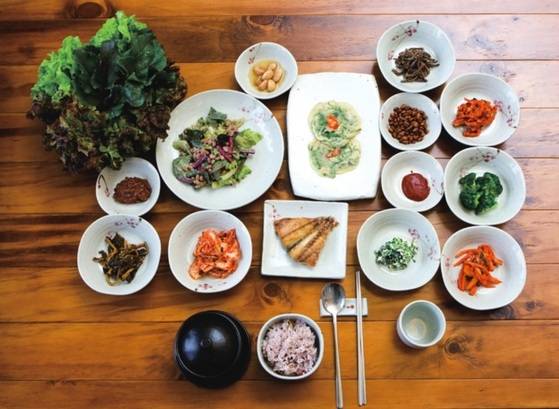 경기도 양평군의 농가맛집 광이원의 뽁작장 정식 [사진 농촌진흥청]