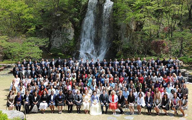 충북 영동의 엘로힘연수원을 탐방한 북미·유럽권 제50차 해외성도방문단.
