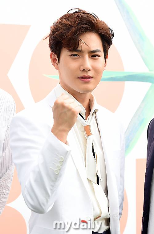 ▲ 수호 '파이팅 넘치네'