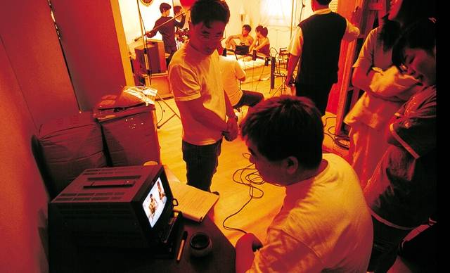 에로영화 촬영장 모습.   <한겨레> 자료사진