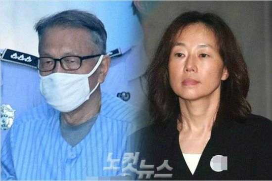 김기춘 전 청와대 비서실장과 조윤선 전 문체부 장관 (사진=박종민 기자/노컷뉴스)