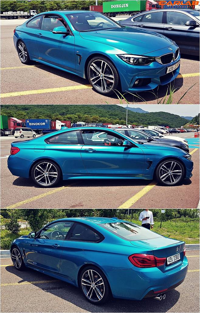 '스내퍼 락스' 색상을 칠한 420i 쿠페