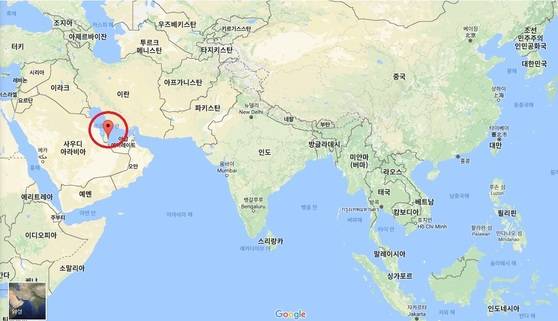 목포해양대 학생이 항해 실습 중 숨진 카타르 메사이드 항구. [사진 구글 지도 캡쳐]