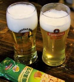 중국 맥주의 대명사 칭다오 맥주.